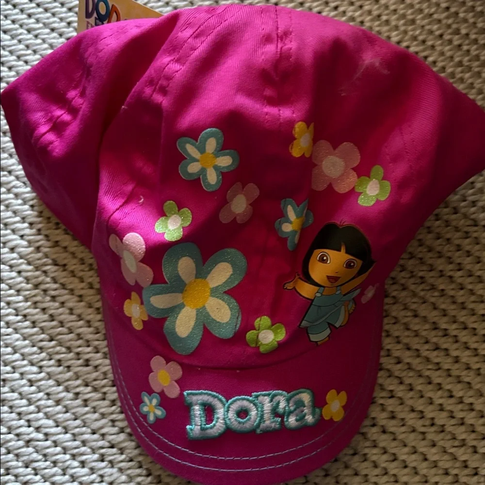 Cap Dora the Explorer girls new cotton Nickelodeon washable